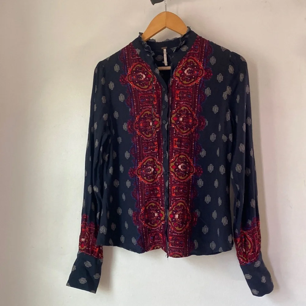 Free People S Wishing Well Border Top